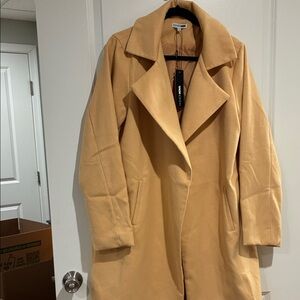 Fashion Nova Tan Trench Coat for Women